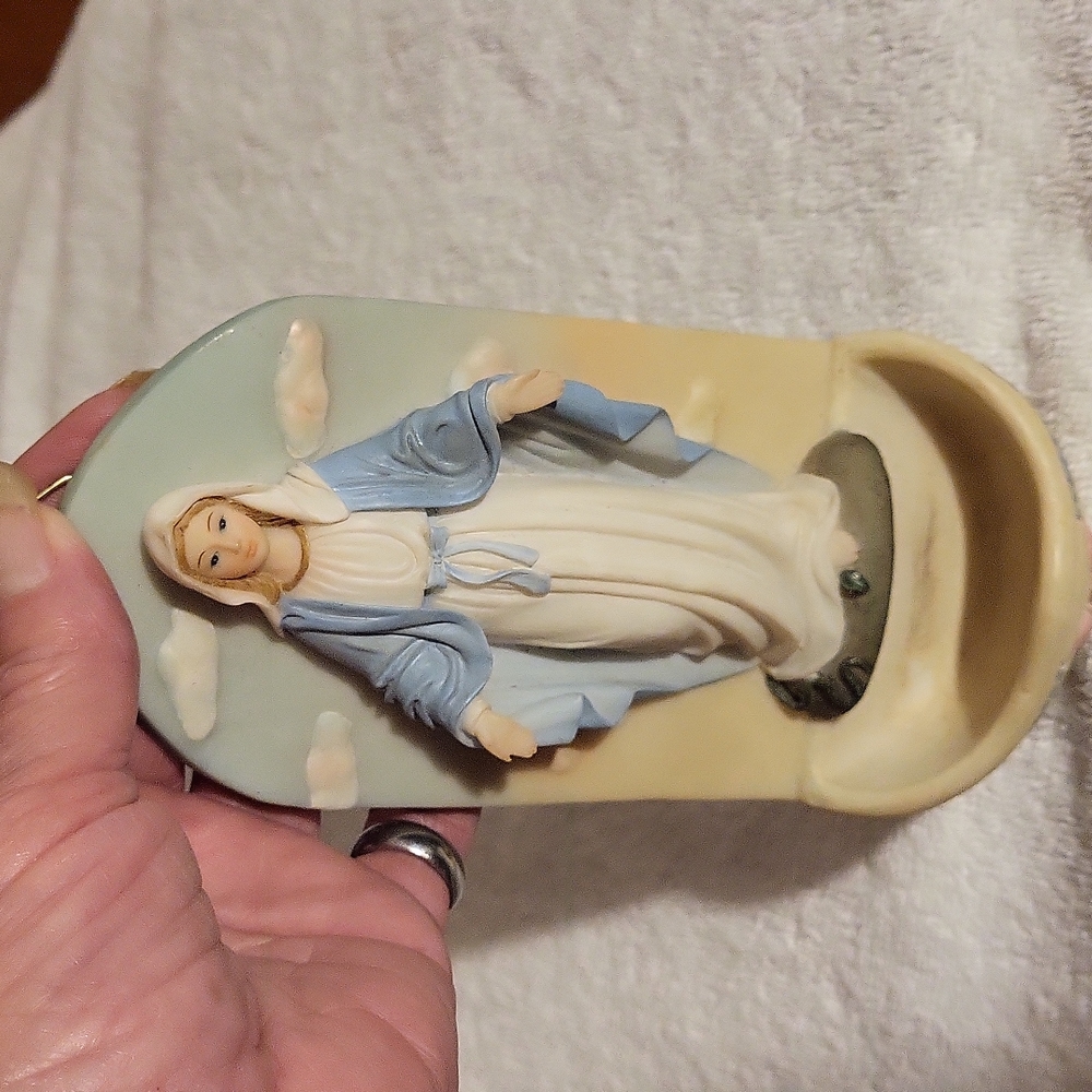 Vintage Holy Water Font